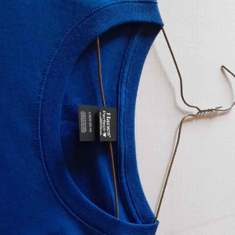 Women's Blue T-Shirt - Picture 7 of 8